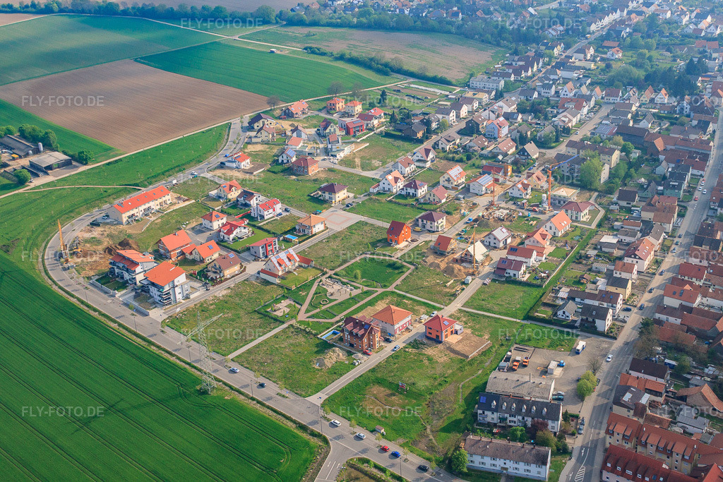 Luftbild: Am Höhenweg in Kandel im Bundesland Rheinland-Pfalz in Deutschland. Foto: IMG_26254.jpg vom 27.04.2010 durch Werner Riehm/FLY-FOTO.de