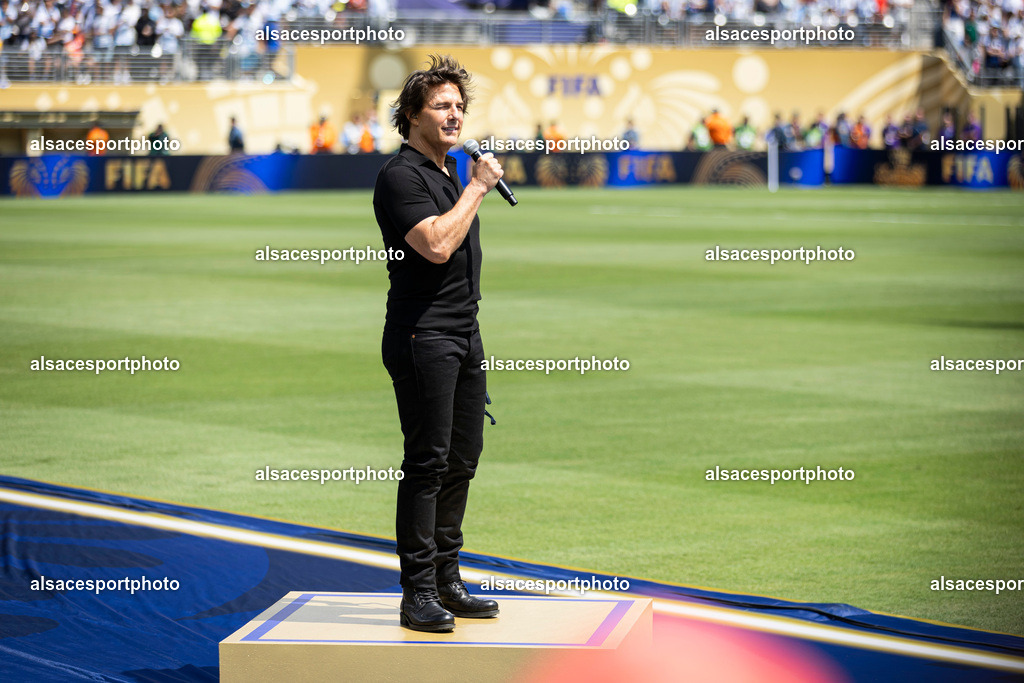 FOOTBALL : Argentine vs Espagne – Finale de la Coupe du Monde FIFA 2026. New York New Jersey Stadium, East Rutherford, New Jersey, États-Unis. 19/07/2026. | Tom Cruise