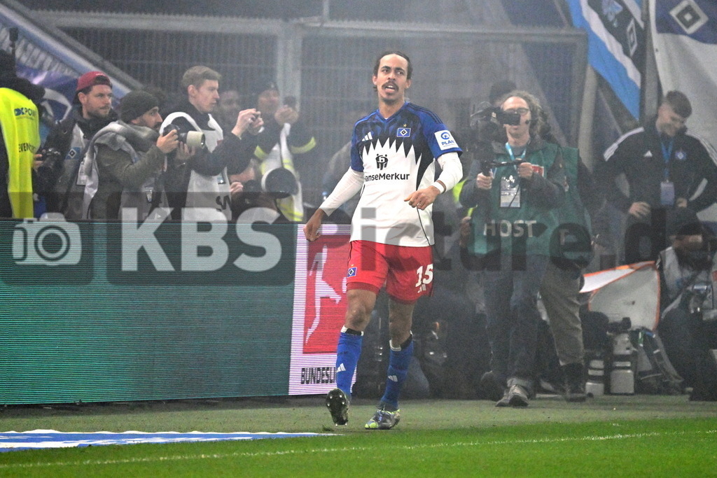 KBS Picture_HSV-WerderBremen_049 | HSV Torjubel zum 3:2 Torschuetze ist Poulsen Yussuf (HSV) ,Sportplatz :  Volksparkstadion, - Realisiert mit Pictrs.com