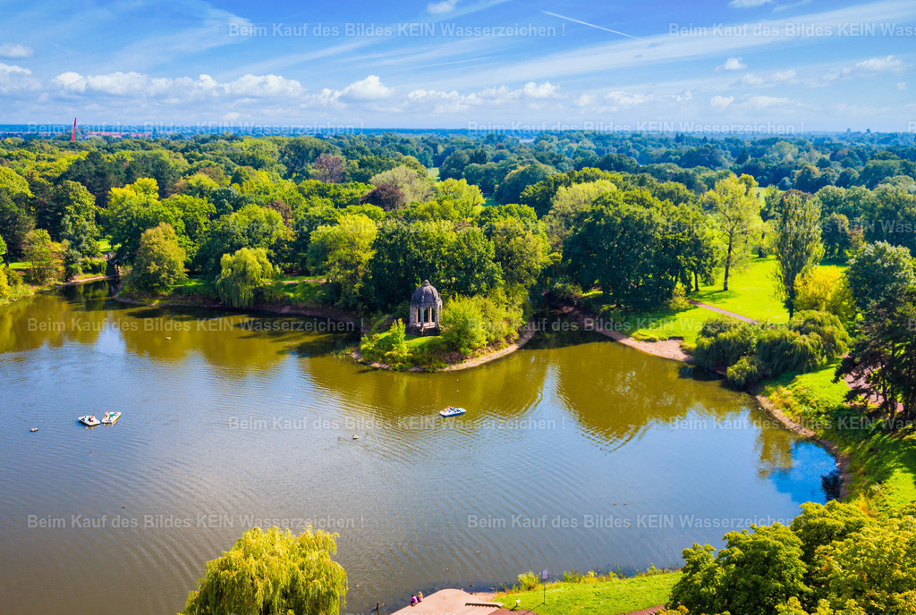 Adolf-Mittag-See im Rothehornpark Magdeburg mit Venustempel-9703 | Adolf-Mittag-See im Stadtpark Rothehorn - Realisiert mit Pictrs.com