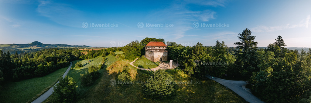 Das Wäscherschloss bei Tagesanfang | löwenblicke | shop