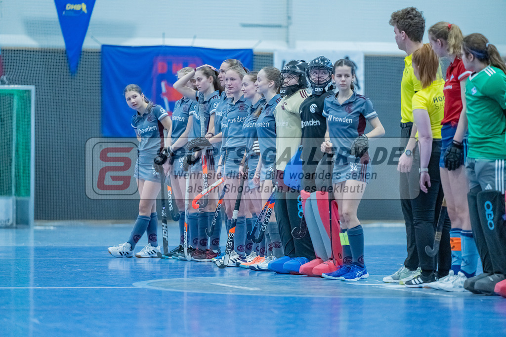 HK_20240303_109214 | Spiel um Platz 3 Deutsche Meisterschaft WU16 am 3.3.2024 Halle DHC, Düsseldorf ,