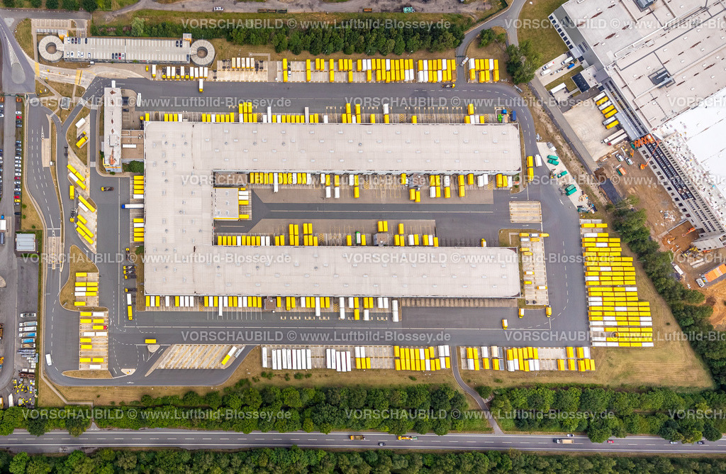 Dorsten220603059-2 | Luftbild, DHL Paketzentrum Logistikdienst, Hervest, Dorsten, Ruhrgebiet, Nordrhein-Westfalen, Deutschland