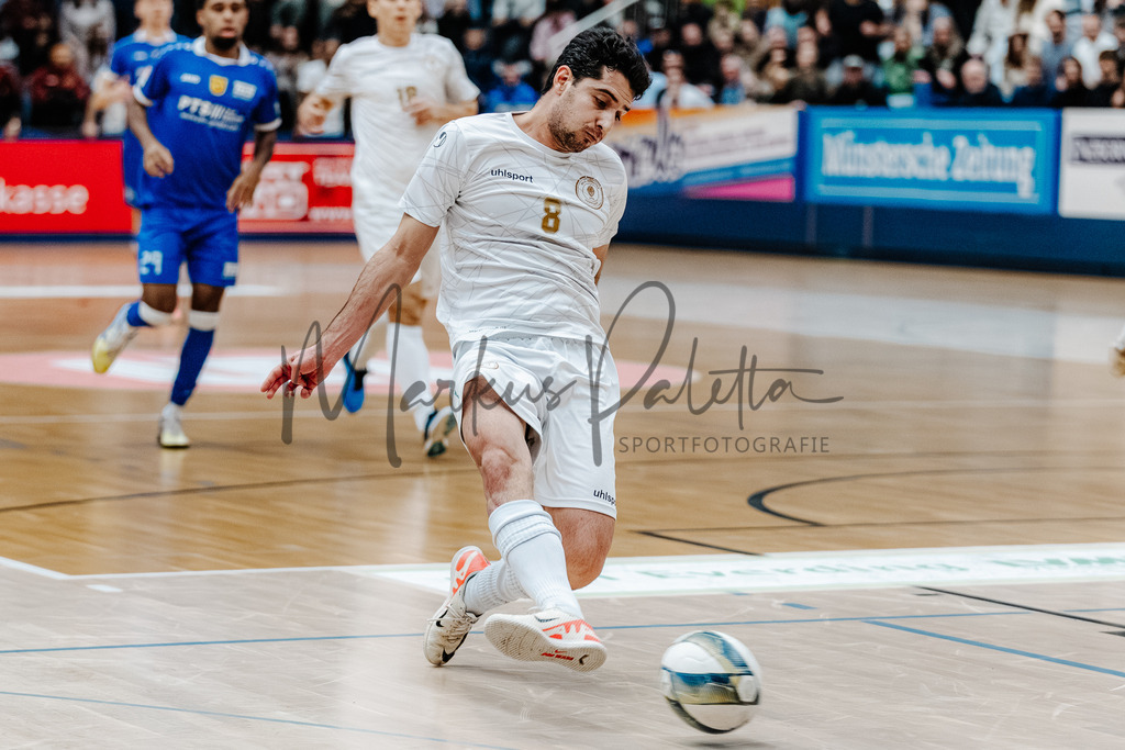 47. Stadtmeisterschaften im Hallenfußball 2025, Endrunde | Stadtmeisterschaften im Hallenfußball 2025, Endrunde, Sporthalle Berg Fidel in Münster. Foto: sportfotografie.ms | Markus Paletta - Realisiert mit Pictrs.com