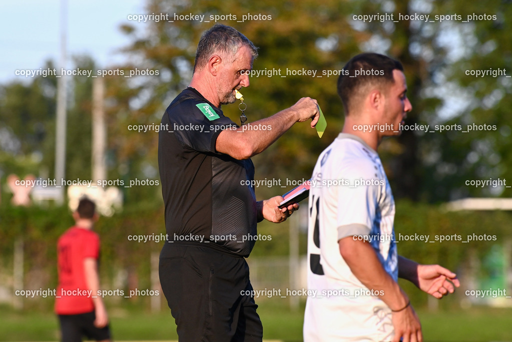 SC Magdalen vs. ATUS Nötsch 13.8.2023 | Kraschl Johann Referee, Gelbe Karte