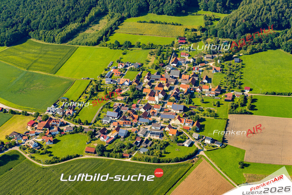 Aue Thalmässing Bild- Das Luftbild wurde 2025 vom UL-Flugzeug heraus erstellt ( keine Drohne ) - Hochauflösende Luftaufnahme -Nicht vergleichbar mit Google Maps oder Satelittenbilder- Die Geschenkidee !Mit Lizenz und Bildrechte bestellbar