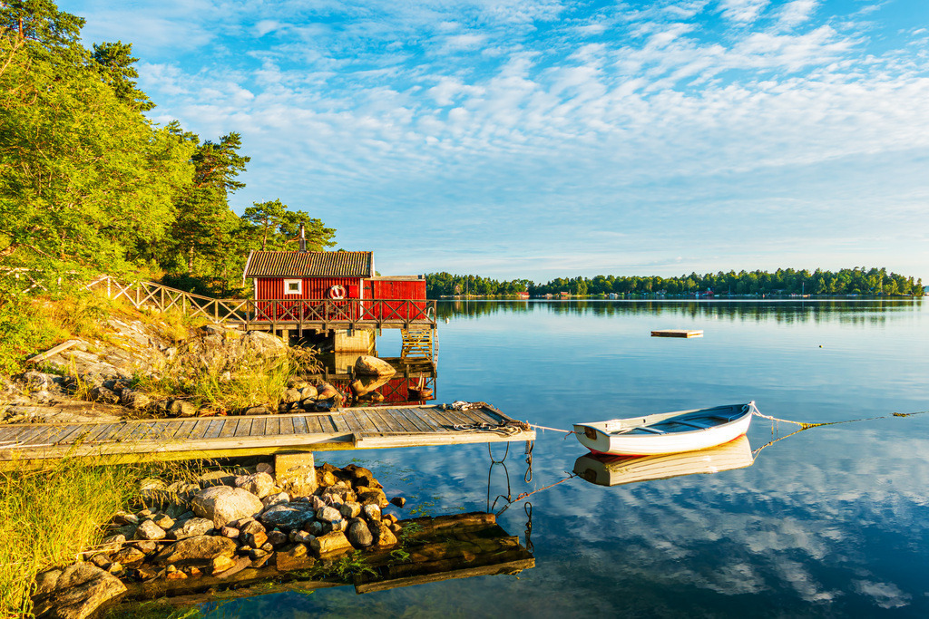 Schärengarten an der schwedischen Küste vor Stockholm | Schärengarten an der schwedischen Küste vor Stockholm.