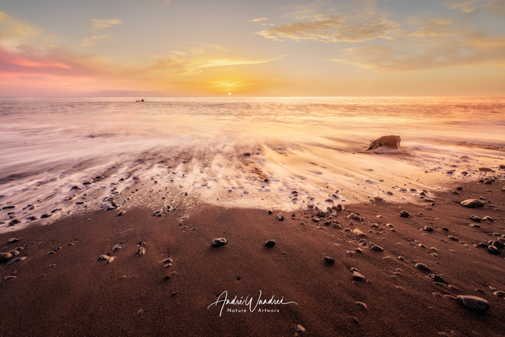 Abendstimmung am Strand | Andre Wandrei - Nature Artworx - Realisiert mit Pictrs.com