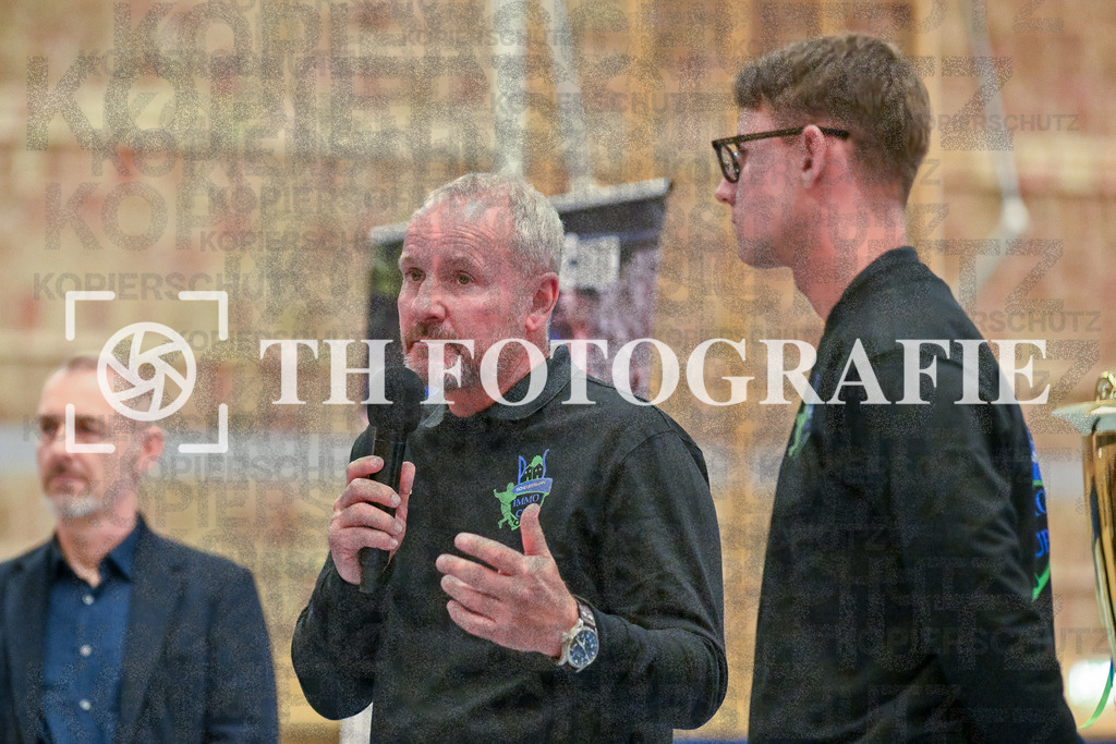 GER, Begegnung, Fussball, U14 Hallenturnier, PS-Immo-Cup 2026, 18.01.2026 | Patrick Scheuermann mit Mikrofon