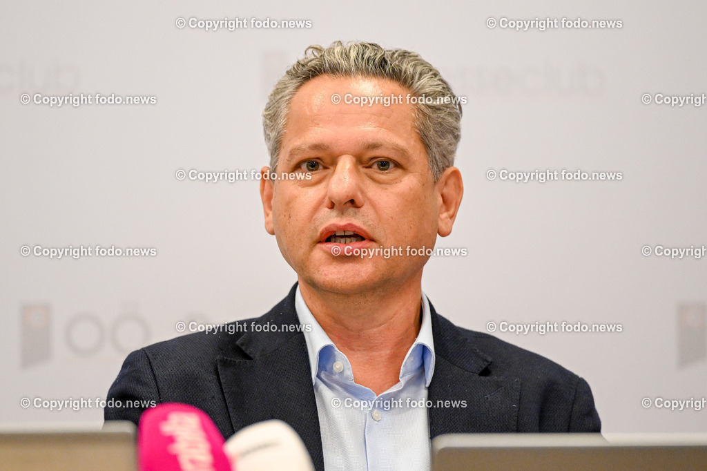 Pressekonferenz ADX Energy_ 07.09.2023-23 | 07.09.2023, Presseclub Linz, AUT, Pressekonferenz ADX Energy, Stimmungslage zur Gasexploration in Molln, im Bild Paul Fink (CEO ADX Energy)