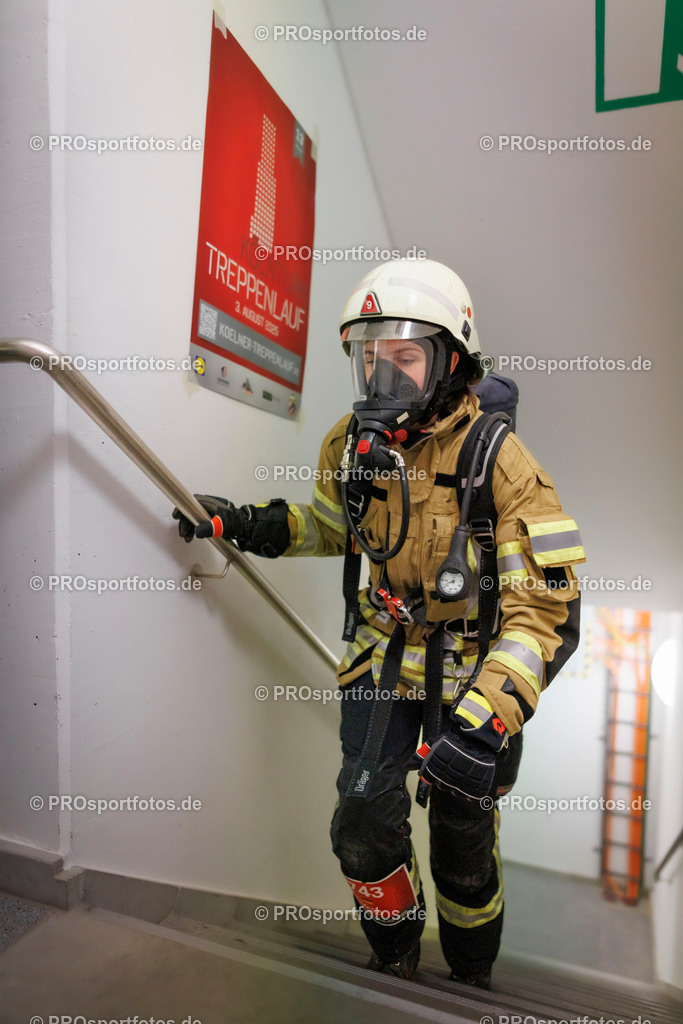 KölnTurm Treppenlauf; Köln, 03.08.2025 | Impressionen vom KölnTurm Treppenlauf am 03.08.2025 in Köln (Nordrhein-Westfalen). 