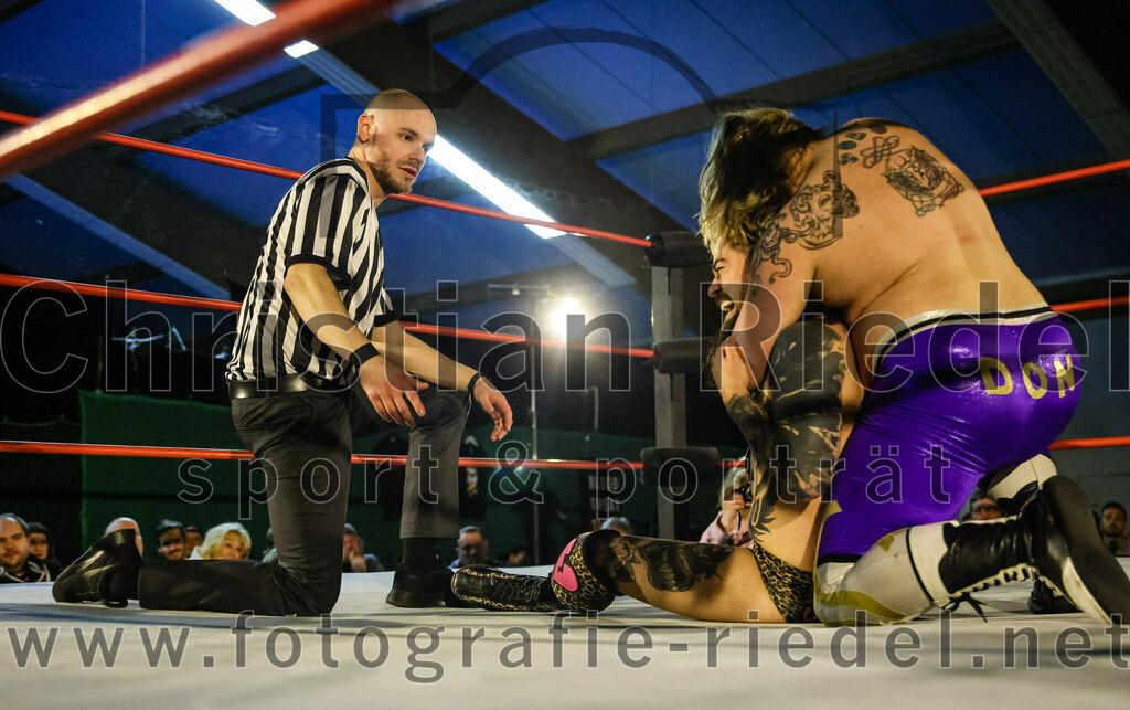 2023-03-11_037_EWS_Wrestling_ERDING | Erding, Deutschland, 11.03.2023:
Wrestling, Saison 2023, EWS Wrestling ERDING

Foto: Christian Riedel / fotografie-riedel.net