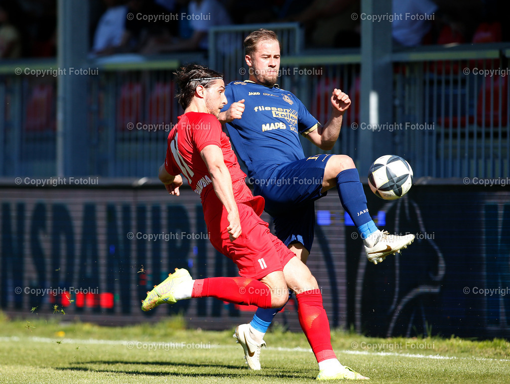 A_LUI_020526_10 | SPORT FUSSBALL REGIONALLIGA MITTE ASKOE OEDT-ATUS VELDEN IM BILD: GASPER KORITNIK (OEDT) UND TOM ZURGA (VELDEN) FOTO:FOTOLUI