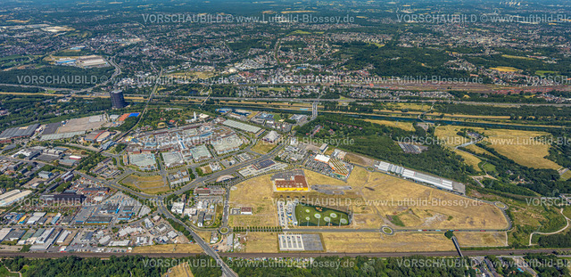 Oberhausen230704857 | Luftbild, Westfield Centro Einkaufszentrum, Neue Mitte, Topgolf Anlage, Borbeck, Oberhausen, Ruhrgebiet, Nordrhein-Westfalen, Deutschland