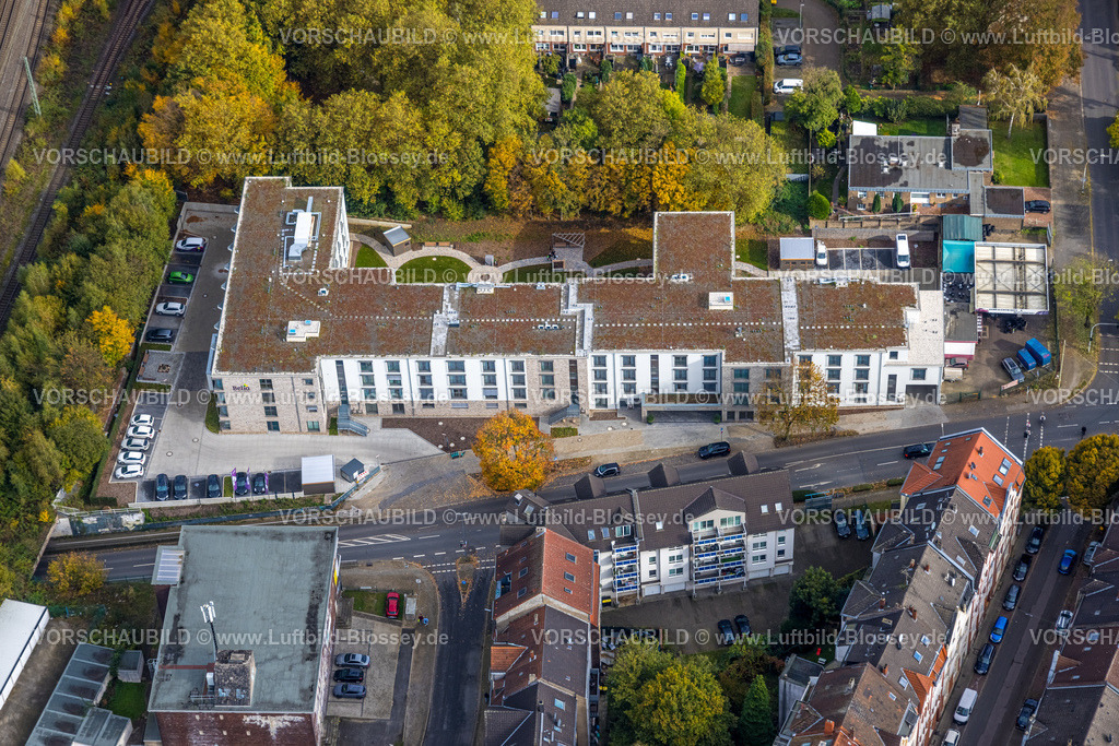 Herne241015646 | Luftbild, Neubau Belia Seniorenresidenz Baumstraße, Herne-Mitte, Herne, Ruhrgebiet, Nordrhein-Westfalen, Deutschland