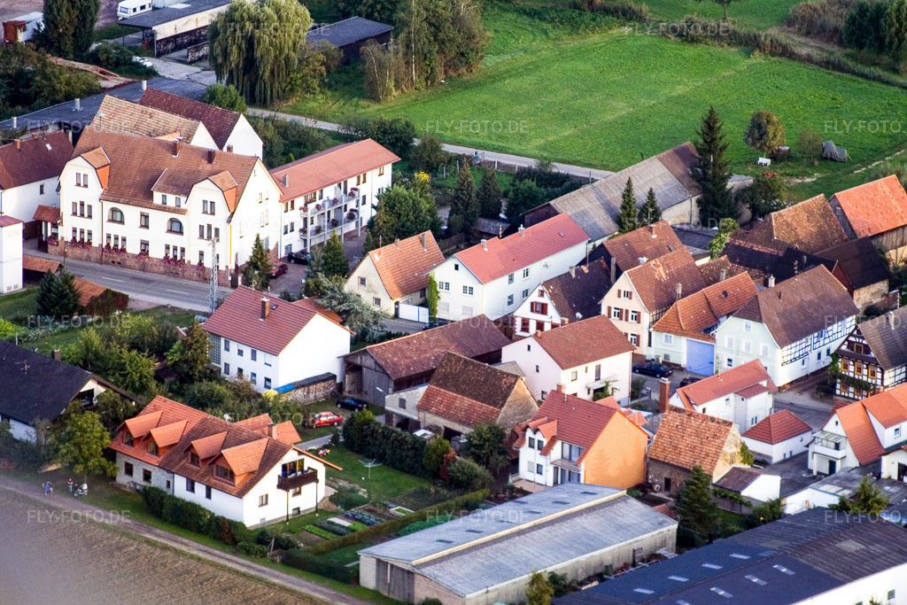 Luftbild: Saarstr in Kandel im Bundesland Rheinland-Pfalz in Deutschland. Foto: IMG_4215.jpg vom 29.09.2006 durch Werner Riehm/FLY-FOTO.de