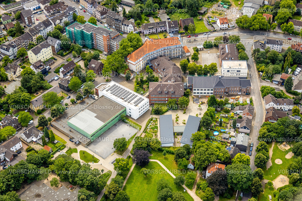 Muelheim240702916 | Luftbild, Willy-Brandt-Schule, Gesamtschule, Styrum, Mülheim an der Ruhr, Ruhrgebiet, Nordrhein-Westfalen, Deutschland