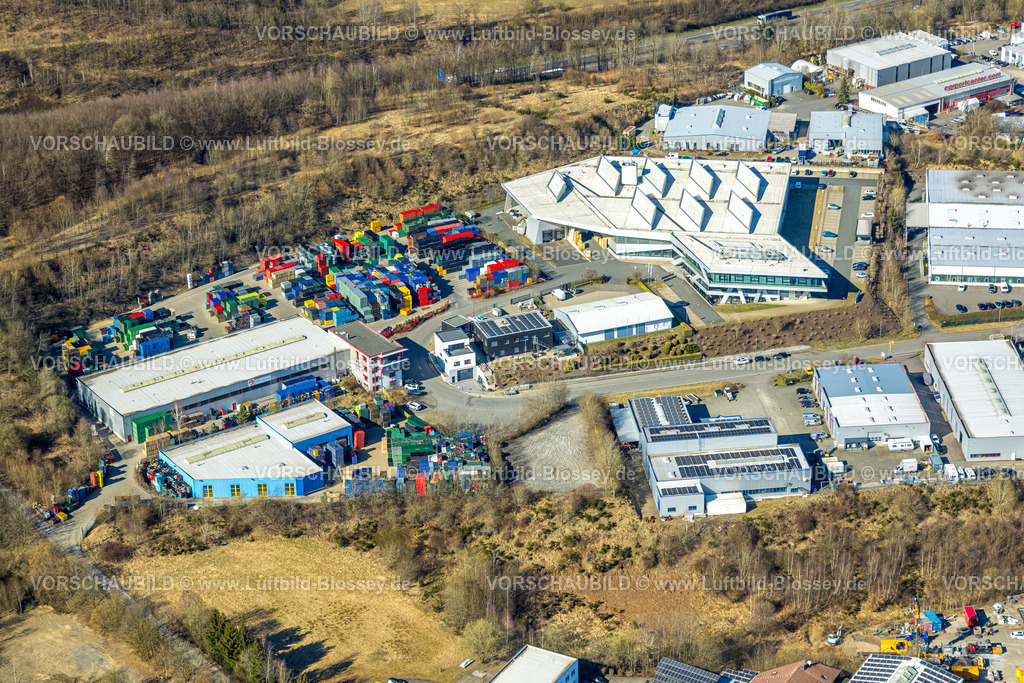 Wenden250307685GewerbegebietGerlingen | Luftbild, Gewerbegebiet Gerlingen mit Drehmo GmbH in Hillmicke, Wenden, Sauerland, Nordrhein-Westfalen, Deutschland
