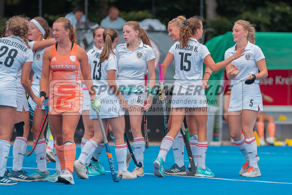 HK_20230713_101915 | Euro Hockey WU18 Austria vs Netherlands Championship Girls &amp; Boys am 13.7.2023 CHTC , Krefeld ,