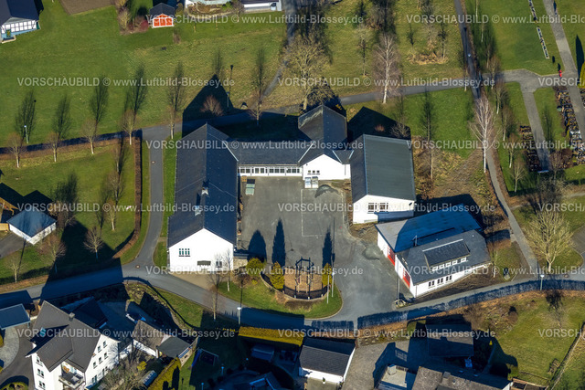 Schmallenberg230205255Dorlar | Luftbild, Grundschule Dorlar, Schmallenberg, Sauerland, Nordrhein-Westfalen, Deutschland