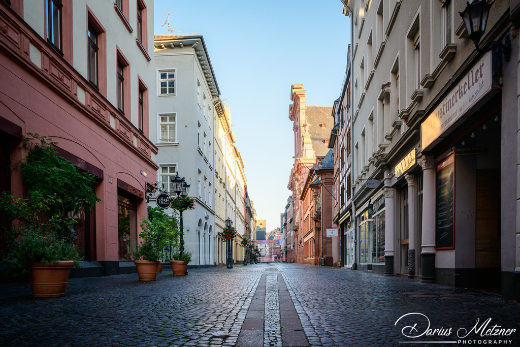 Die Augustinergasse in Mainz | Die Augustinergasse in der Mainzer Altstadt