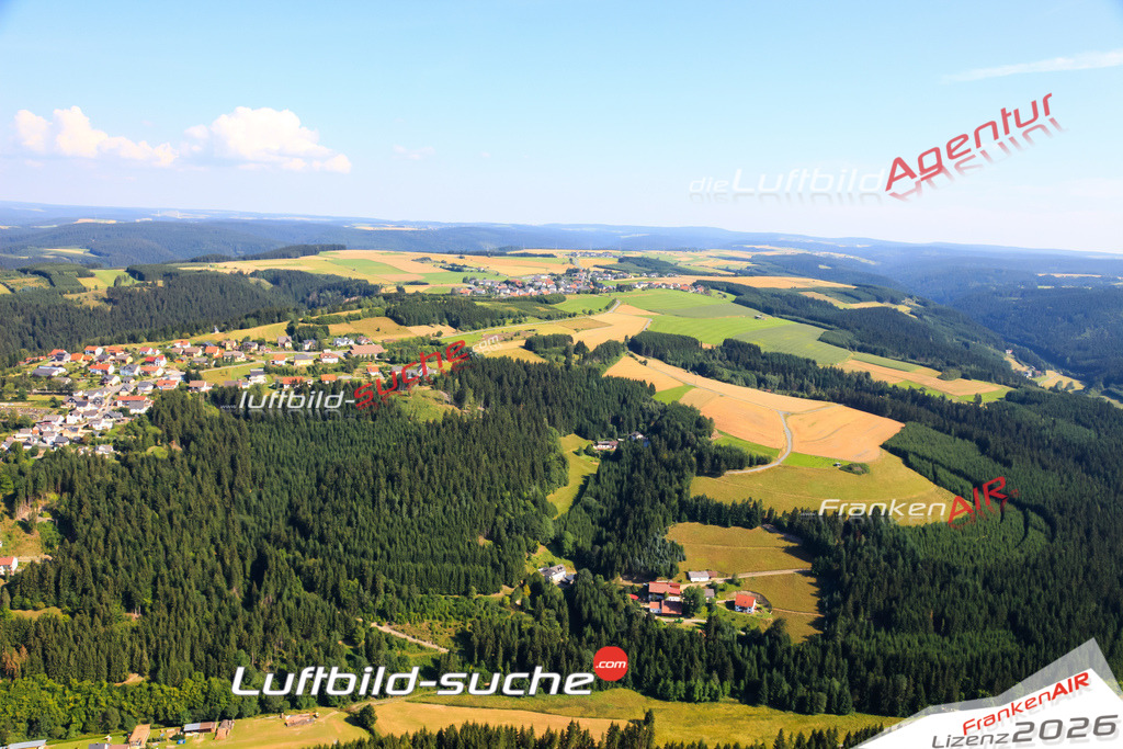 Die Luftaufnahme der Stadt Wilhelmsthal wurde vom UL-Flugzeug heraus erstellt ( keine Drohne )- hohe Auflösung für beste Qualität