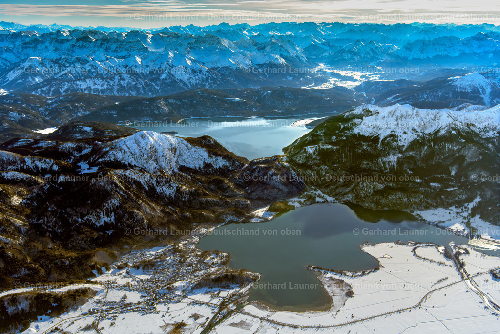 3900328 | Blick über den Kochel- und Walchensee