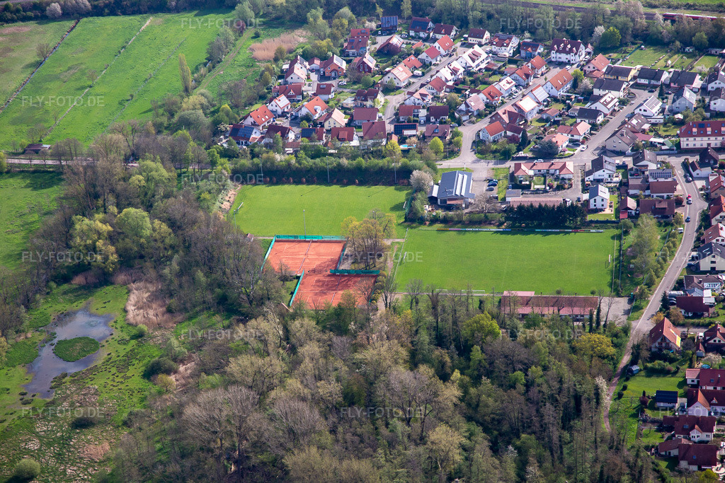 Luftbild: SF Germania Winden 1919 e. V in Winden im Bundesland Rheinland-Pfalz in Deutschland. Foto: IMG_136170.jpg vom 22.04.2023 durch Werner Riehm/FLY-FOTO.de