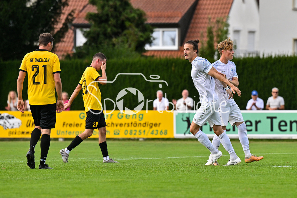 BC Aichach - SF Bachern | Jubel nach 2-0 Aichach 8