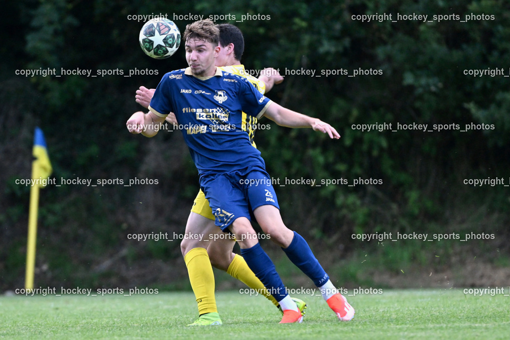 SV Malta vs. ATUS Velden | #26 Luka Nemet ATUS Velden, #19 Sandro Winkler SV Malta, SV Malta vs. ATUS Velden, SV Malta vs. ATUS Velden am 19.08.2025 in Malta (Sportplatz Malta), Austria, (Photo by Bernd Stefan)