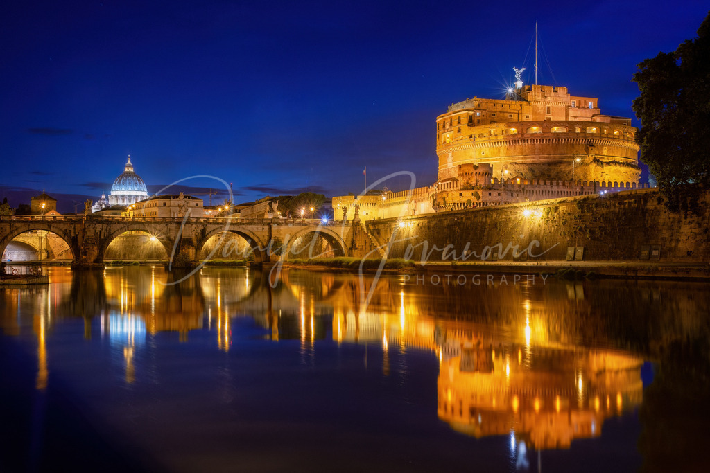 Engelsburg | Die Engelsburg in Rom am Tiber