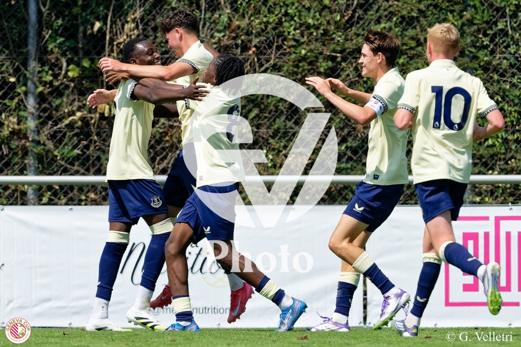 GenevaCup Group Phase - Everton FC v FC Basel | during the GenevaCup Group Phase match between Everton FC and FC Basel at Stade des Arberes in Meyrin, Switzerland