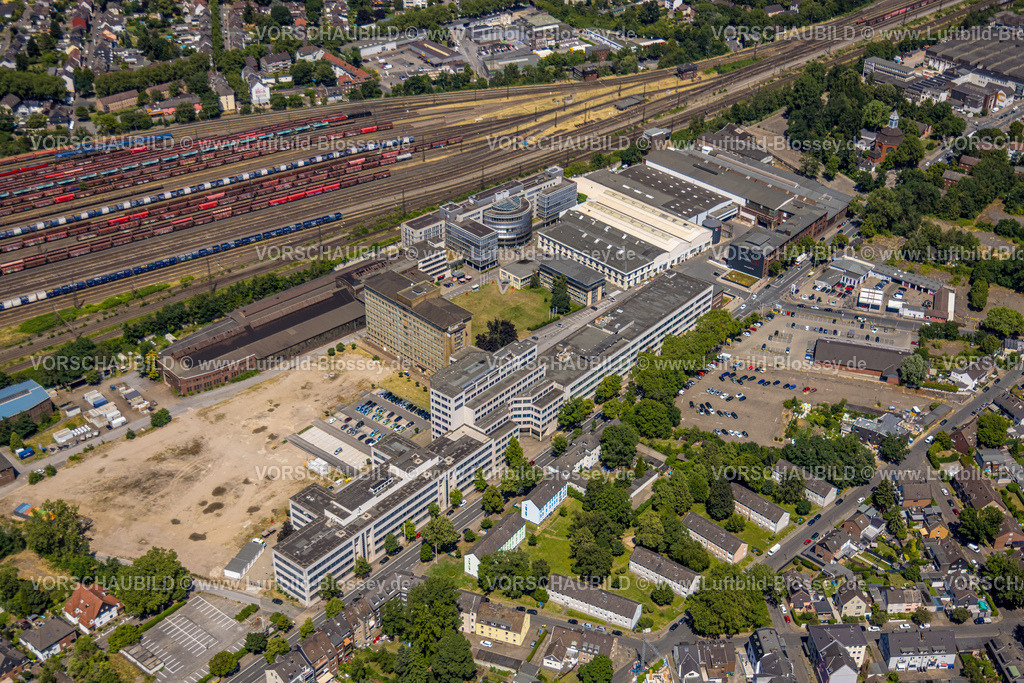 Oberhausen230705058 | Luftbild, Quartier231 am Güterbhahnhof, Lirich, Oberhausen, Ruhrgebiet, Nordrhein-Westfalen, Deutschland