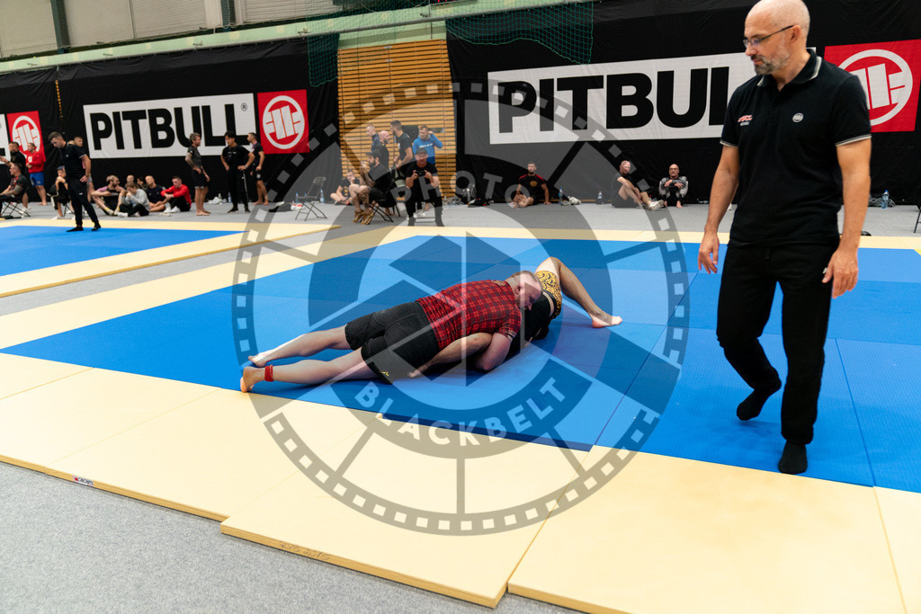 20230916PBB6676 | Fighters compete during the grappling tournement ADCC Trials (European, Middle East and African Championship) in Warsaw, Poland, on September 16, 2023.