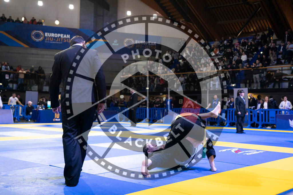 20240119PBB1299 | Fighters compete during the IBJJF European Championship in Paris, France, on January 19, 2024.