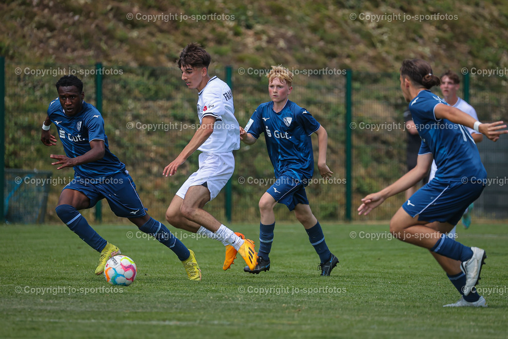 BQ3I6827 | 17.06.2023; Testspiel; Rasenplatz Offdilln; VfL Bochum U17 - Eintracht Frankfurt U17; Ergebnis: 3:1 (1:1)