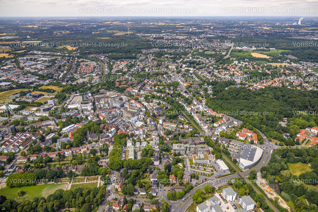 Castrop-Rauxel220706823 | Luftbild, Stadtansicht Castrop-Rauxel, Ruhrgebiet, Nordrhein-Westfalen, Deutschland