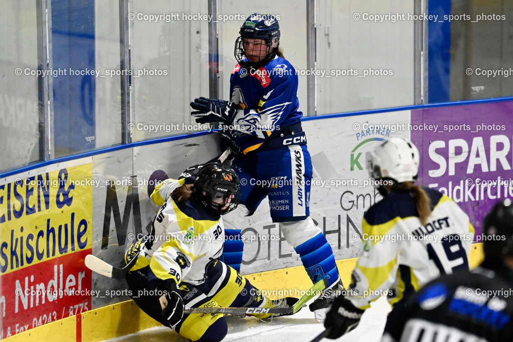 LADY HAWKS vs. WILDCATS PATERNION | #30 Sauerbier Dana Kiara WILDCATS PATERNION, #8 Pack Lara LADY HAWKS, LADY HAWKS vs. WILDCATS PATERNION, LADY HAWKS vs. WILDCATS PATERNION am 12.03.2025 in Steindorf (Ossiachersee Halle), Austria, (Photo by Bernd Stefan)
