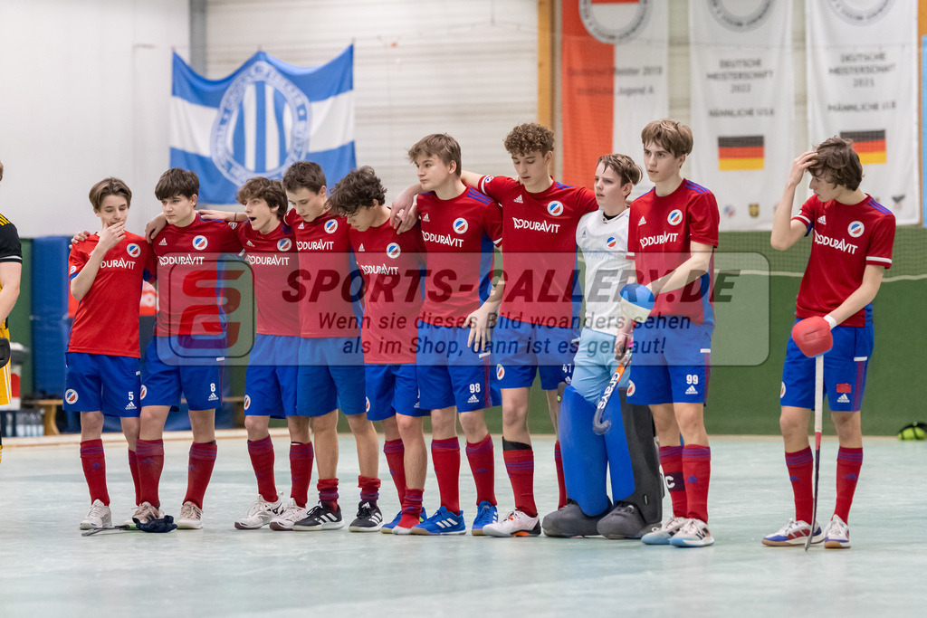 SFE_20230305_0050 | Deutsche Meisterschaft Männliche U16 Halle 2023 am 05.03.2023 in Köln (KTHC Stadion Rot-Weiss Köln Tennis and Hockey Club), Photo: Stephan Fehrmann 2022 (Sports-Gallery)