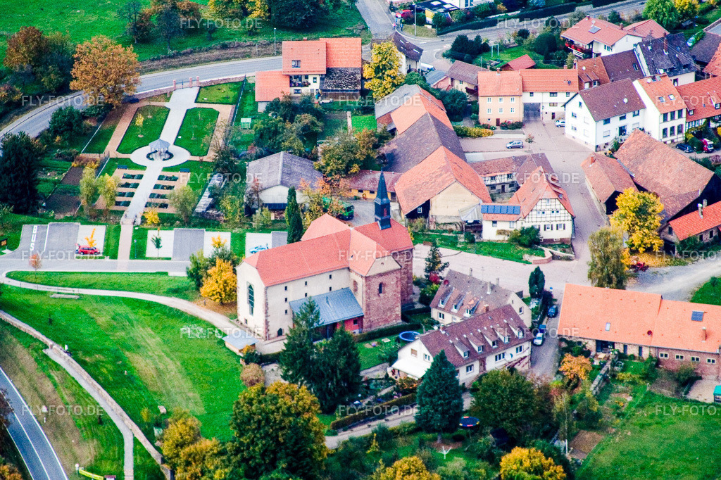 Kloster Lobenfeld | Luftbild: Kloster Lobenfeld im Ortsteil Lobenfeld in Lobbach im Bundesland Baden-Württemberg in Deutschland. Foto: IMG_14223.jpg vom 12.10.2008 durch Werner Riehm/FLY-FOTO.de - Realisiert mit Pictrs.com