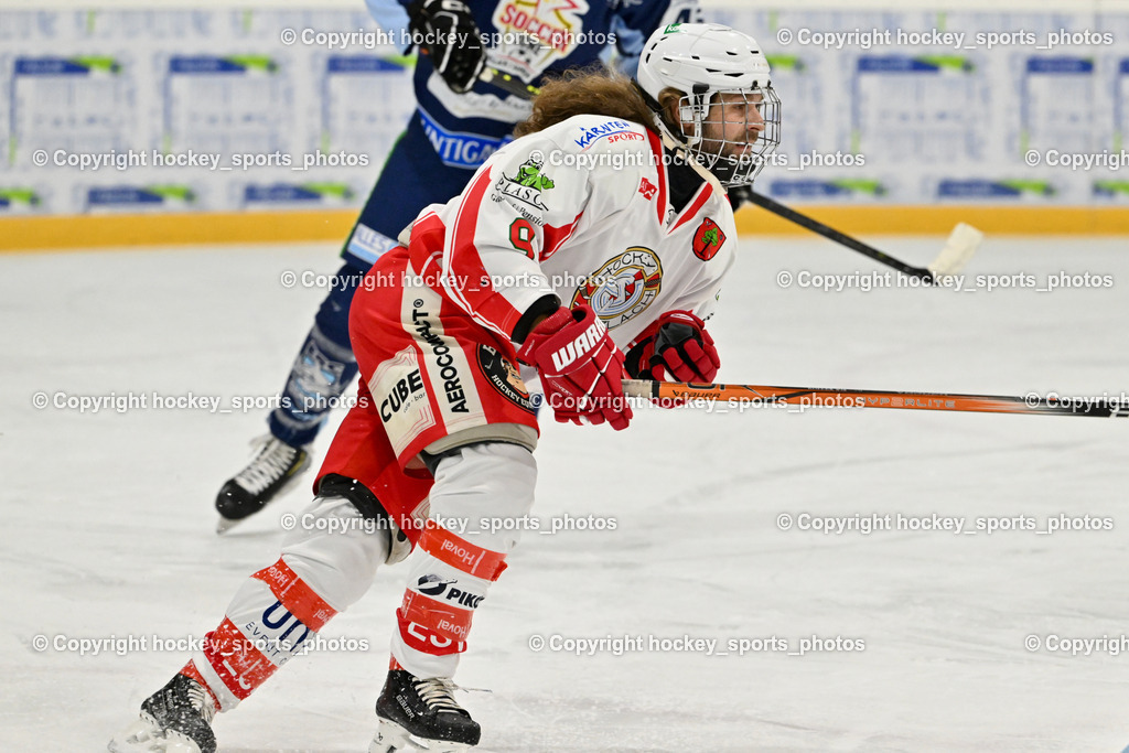 ESV FERLACH vs. ESC SOCCERZONE STEINDORF | #9 Steiner Markus ESV Ferlach, ESV FERLACH vs. ESC SOCCERZONE STEINDORF, ESV FERLACH vs. ESC SOCCERZONE STEINDORF am 22.11.2024 in Ferlach (Eishalle Ferlach ), Austria, (Photo by Bernd Stefan)