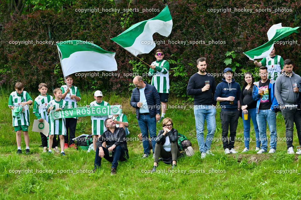 SV Afritz 1975 vs. SV Rosegg | SV Rosegg Fans, Besucher Sportplatz Afritz, SV Afritz 1975 vs. SV Rosegg, SV Afritz 1975 vs. SV Rosegg am 26.05.2024 in Afritz (Sportplatz Afritz), Austria, (Photo by Bernd Stefan)