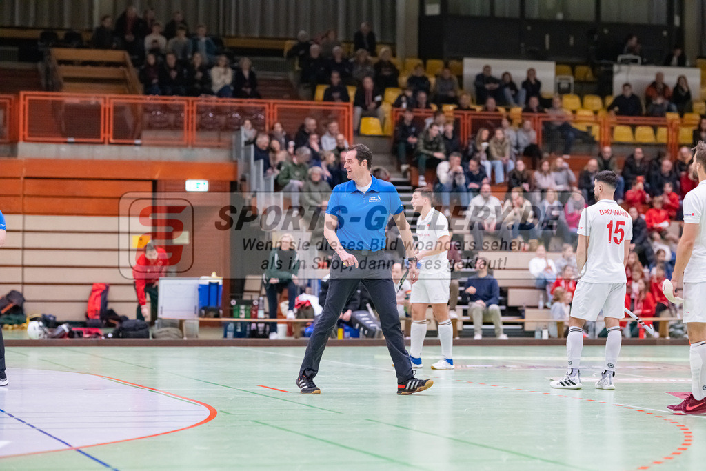 HK_20230113_102775 | 1. Bundesliga ( Halle ) Herren Crefelder HTC - DSD Düsseldorf am 13.1.2023 Crefelder HTC  ( CHTC ) Halle Glockenspitz , Krefeld , Blasch ( SR )