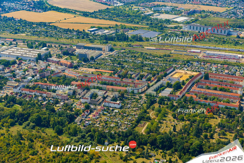 Luftbild Vs Google Maps  Fermersleben  Magdeburg -Das Luftbild wurde 2025 vom UL-Flugzeug heraus erstellt ( keine Drohnenluftbilder ) - Hochauflösende Luftaufnahme -Nicht vergleichbar mit Google Maps oder Satelittenbilder- Die Geschenkidee !Mit Lizenz und Bildrechte bestellbar