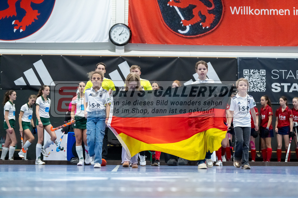 HK_20250223_103071 | Deutsche Meisterschaft wU14 Finale und Ehrungen am 23.2.2025 Düsseldorfer HC, Düsseldorf