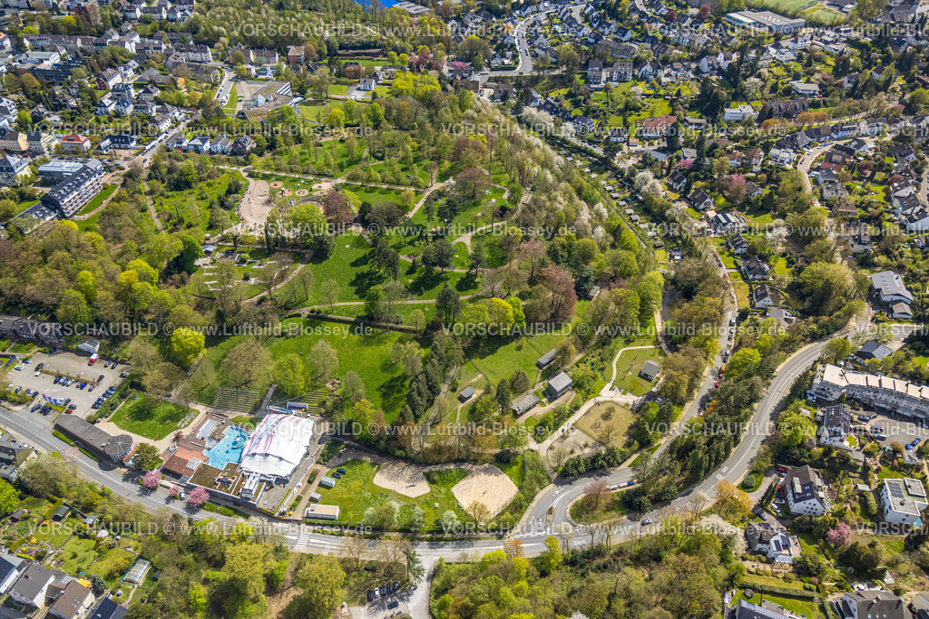 Velbert230407459 | Luftbild, Herminghauspark, Parkbad Velbert-Mitte, Velbert, Ruhrgebiet, Nordrhein-Westfalen, Deutschland