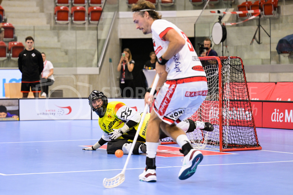 HC Rychenberg vs. Floorball Köniz - 28. August 2022 | HC Rychenberg vs. Floorball Köniz
AXA Arena, Winterthur
Pascal Meier (#30 HC Rychenberg) hält in Unterzahl sein Tor sauber.
Bild: Sportfotografie Markus Aeschimann | www.markus-aeschimann.ch - Realisiert mit Pictrs.com