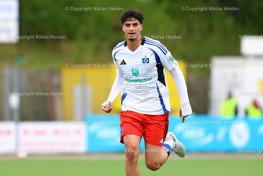 NH_HamburgerSVU21_KickersEmden_RegionalligaNord_19042026 | #22 Omar Abdel Megeed (Hamburger SV U21)Fußball I Herren I Regionalliga Nord I Saison 2025-2026 I 30. Spieltag I Hamburger SV U21 - Kickers Emden I 19.04..2026 I Stadion Hoheluft