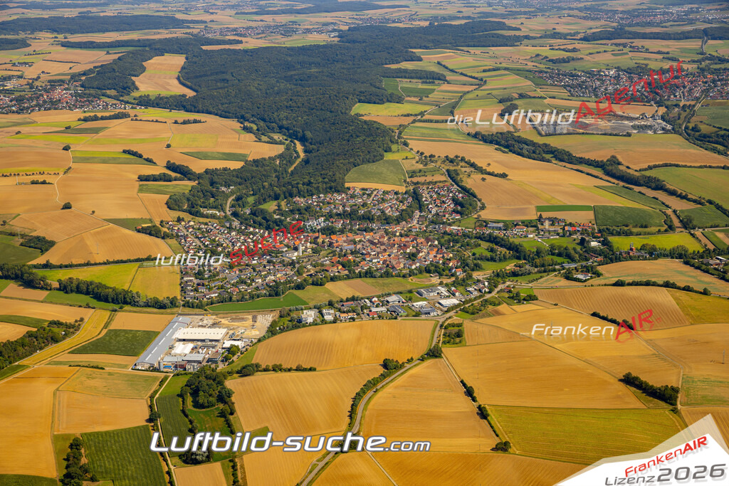 Das Luftbild zeigt : Richen Eppingen - Die Luftaufnahme wurde 2024 vom UL-Flugzeug aus erstellt ( keine Drohne ) - Hochauflösende Luftaufnahme - Für grossformatige Ausdrucke geeignet. Die Geschenkidee !Mit Lizenz und Bildrechte bestellbar