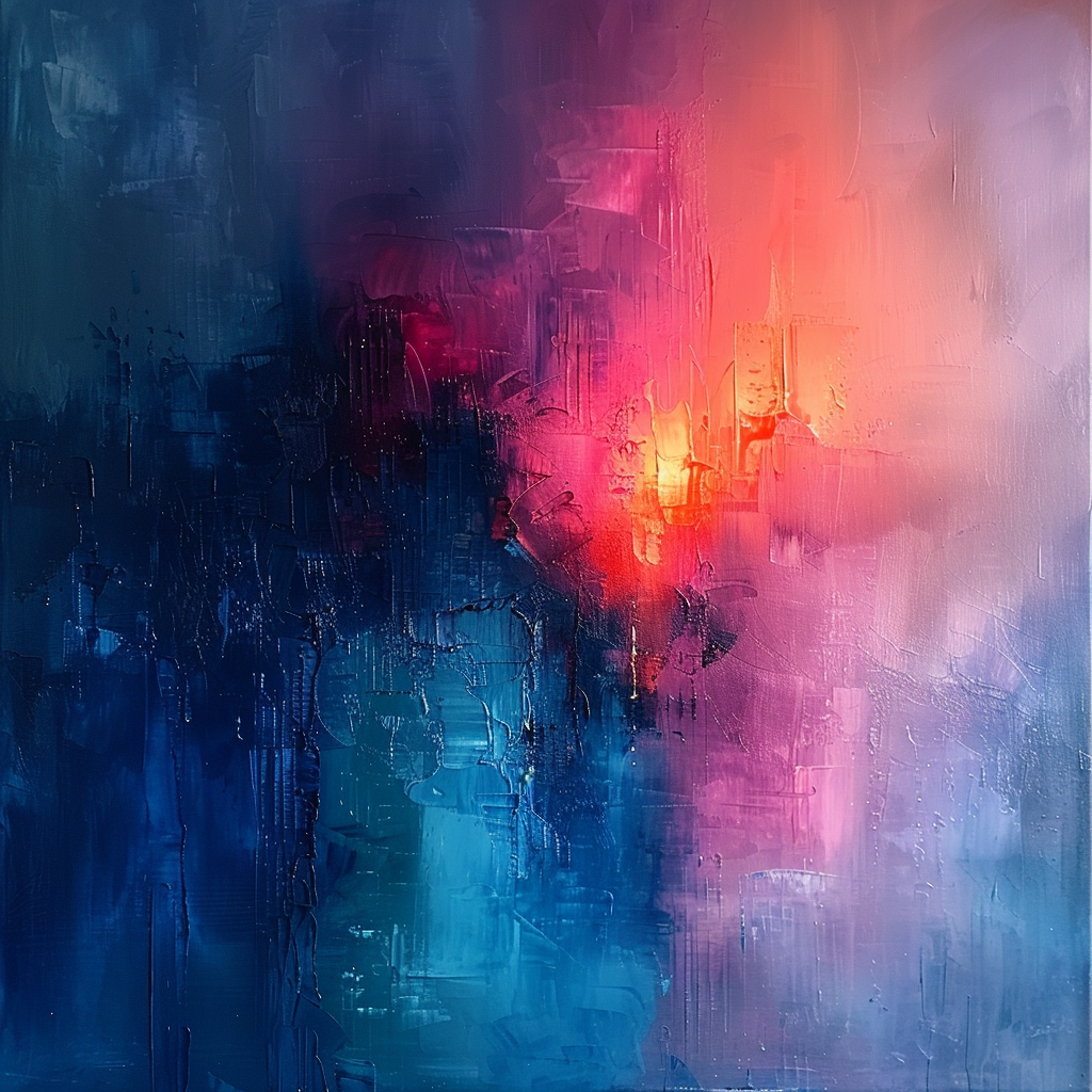 klausmoe1_When_the_lonely_thought_laughed_about_itself_abstra_e31957b2-9e27-4014-9081-1cae1bbcbdd5_2 (1) | When the lonely thought laughed about itself, abstract painting --ar 1:1 --stylize 750 --v 6 Job ID: e31957b2-9e27-4014-9081-1cae1bbcbdd5